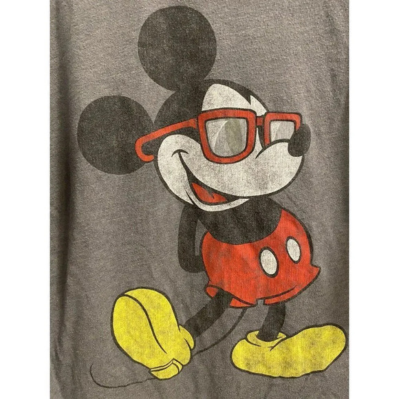 MENS WOMENS UNISEX MICKEY MOUSE DISNEY 3/4 SLEEVE - T SHIRT- SMALL - Picture 2 of 8